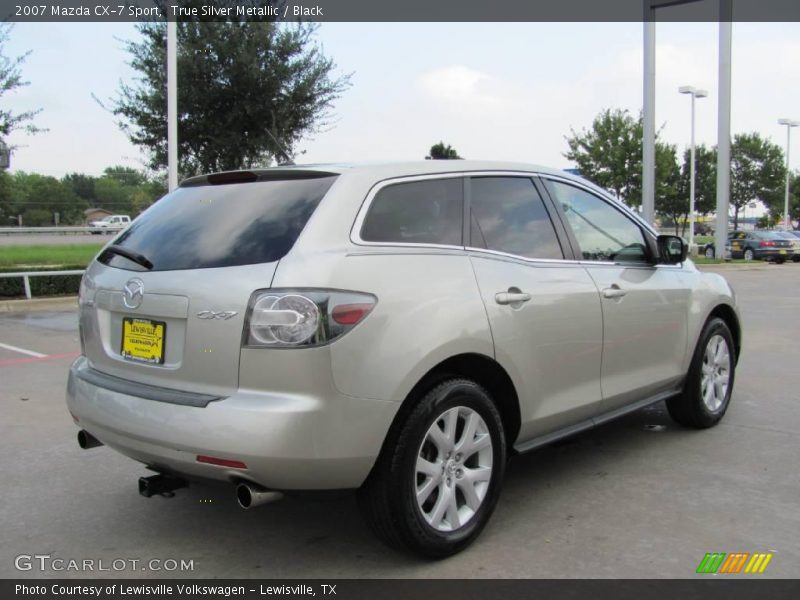 True Silver Metallic / Black 2007 Mazda CX-7 Sport