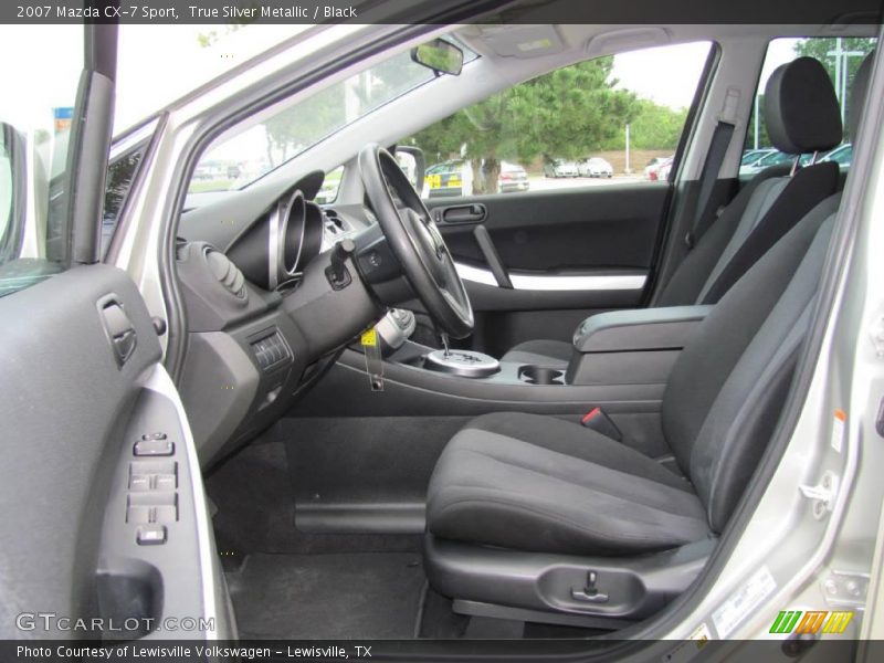 True Silver Metallic / Black 2007 Mazda CX-7 Sport