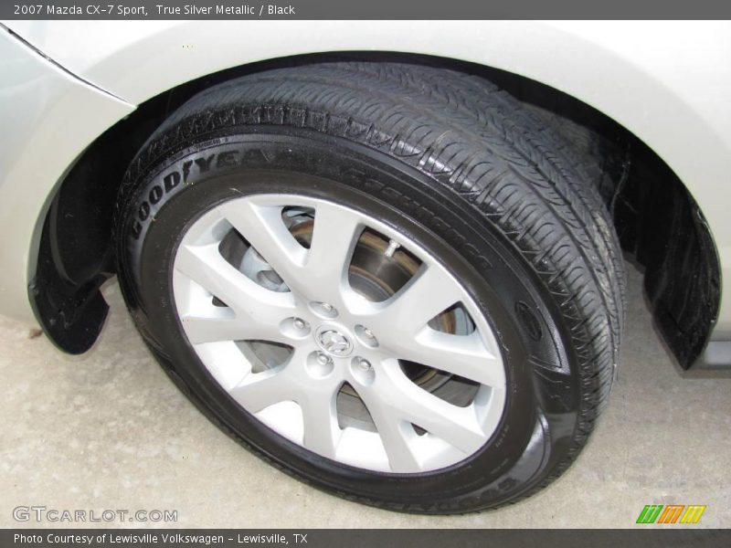 True Silver Metallic / Black 2007 Mazda CX-7 Sport