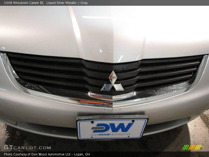 Liquid Silver Metallic / Gray 2008 Mitsubishi Galant ES