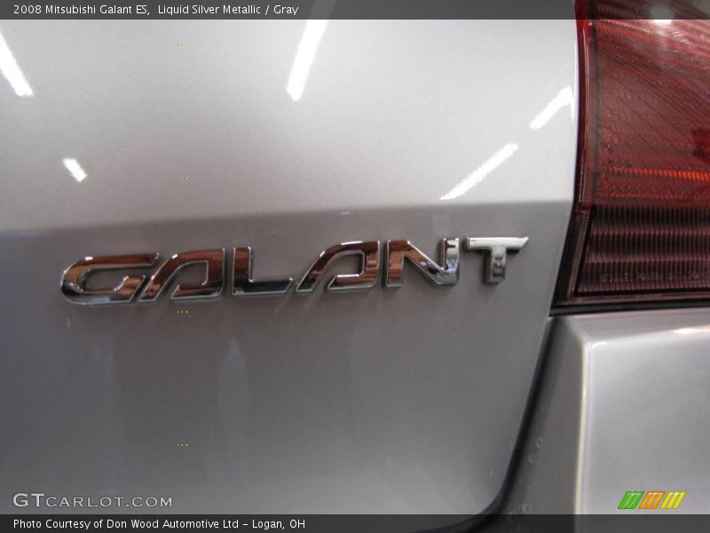 Liquid Silver Metallic / Gray 2008 Mitsubishi Galant ES