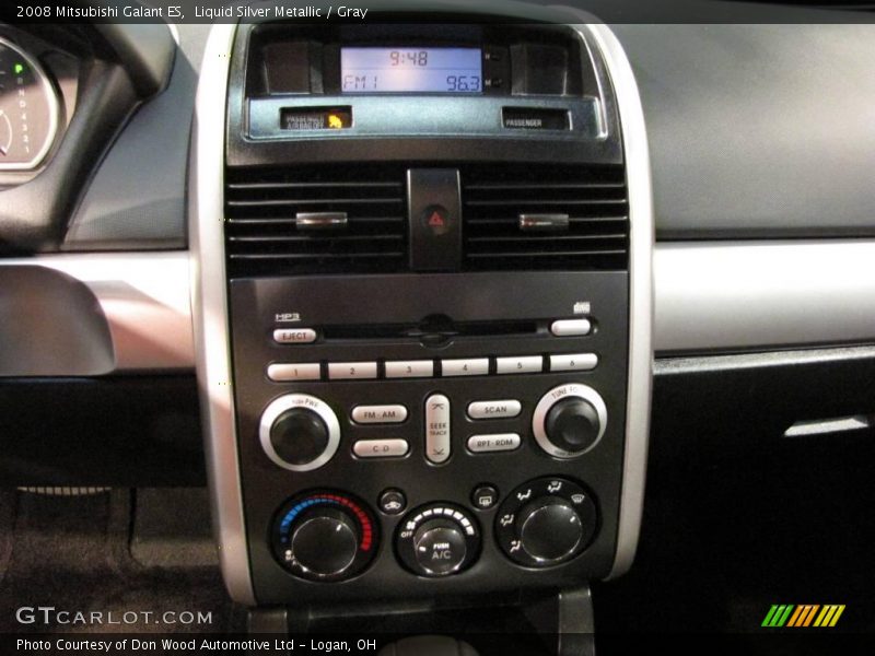 Liquid Silver Metallic / Gray 2008 Mitsubishi Galant ES