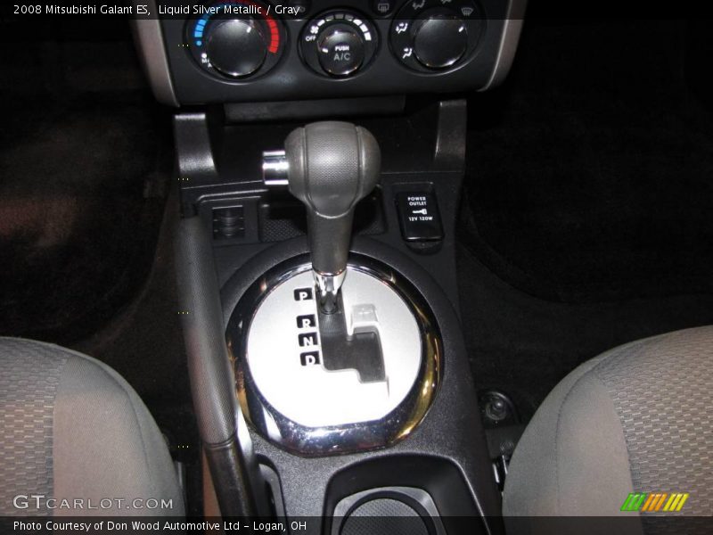 Liquid Silver Metallic / Gray 2008 Mitsubishi Galant ES