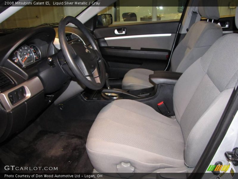 Liquid Silver Metallic / Gray 2008 Mitsubishi Galant ES