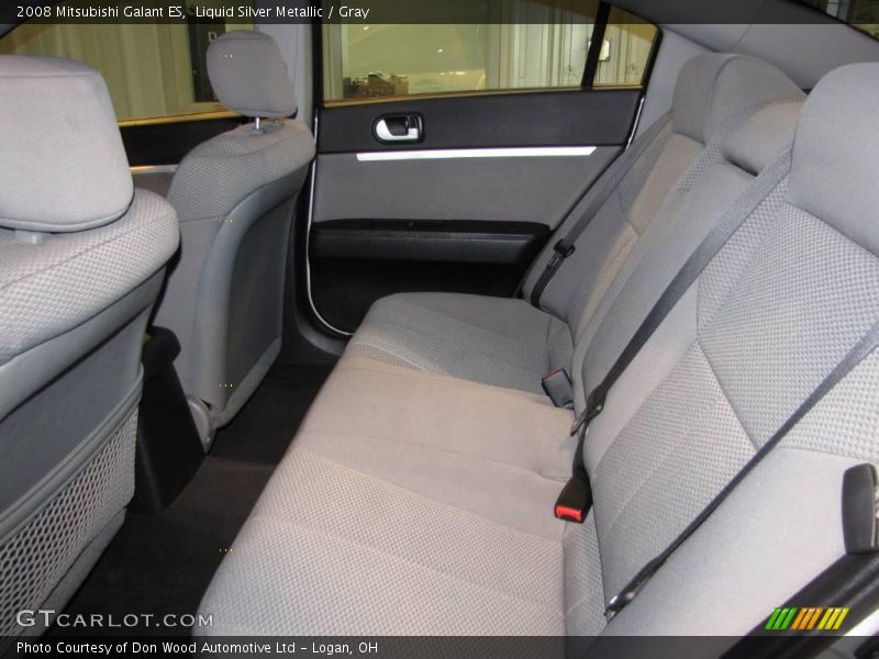Liquid Silver Metallic / Gray 2008 Mitsubishi Galant ES