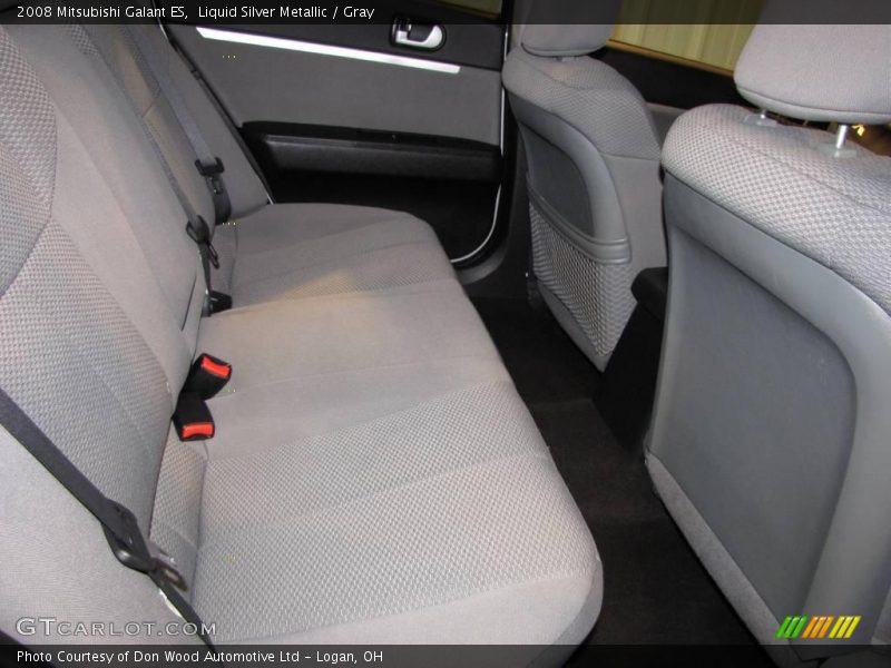 Liquid Silver Metallic / Gray 2008 Mitsubishi Galant ES
