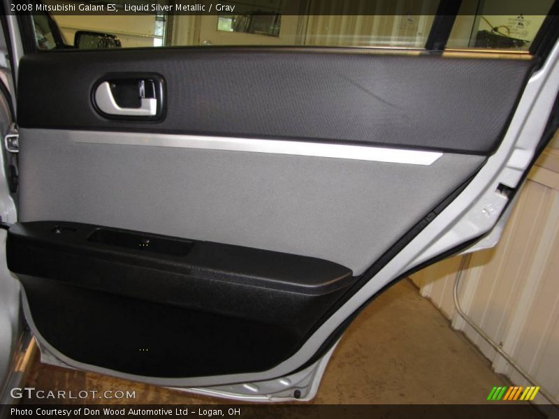 Liquid Silver Metallic / Gray 2008 Mitsubishi Galant ES