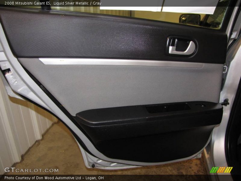 Liquid Silver Metallic / Gray 2008 Mitsubishi Galant ES