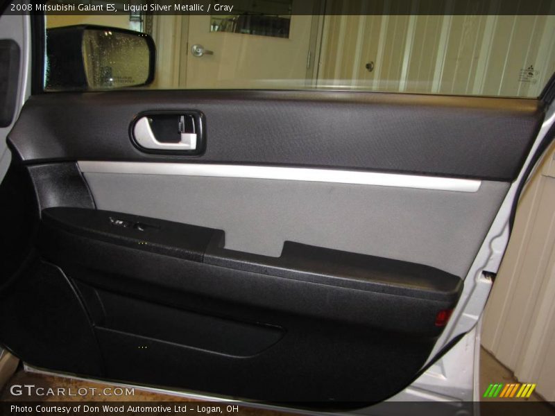 Liquid Silver Metallic / Gray 2008 Mitsubishi Galant ES