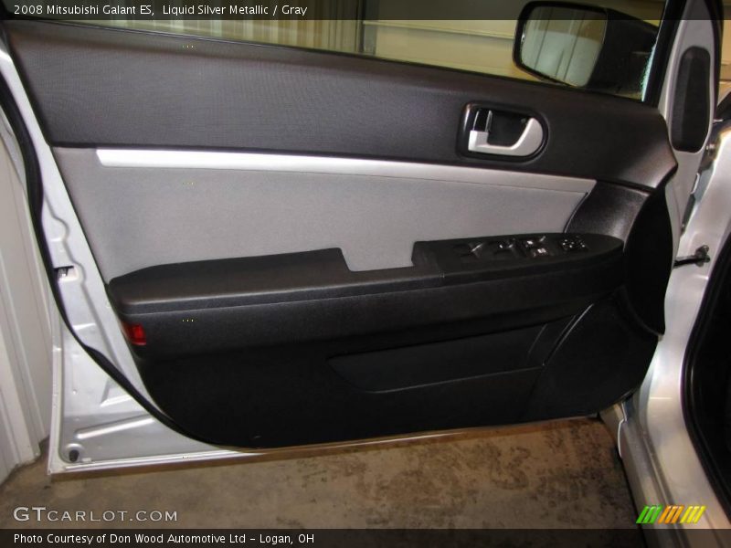 Liquid Silver Metallic / Gray 2008 Mitsubishi Galant ES