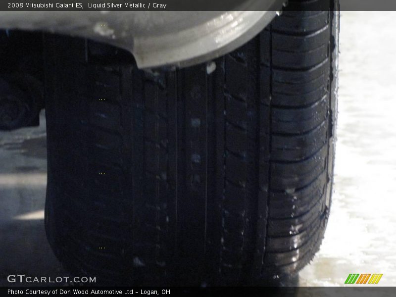 Liquid Silver Metallic / Gray 2008 Mitsubishi Galant ES