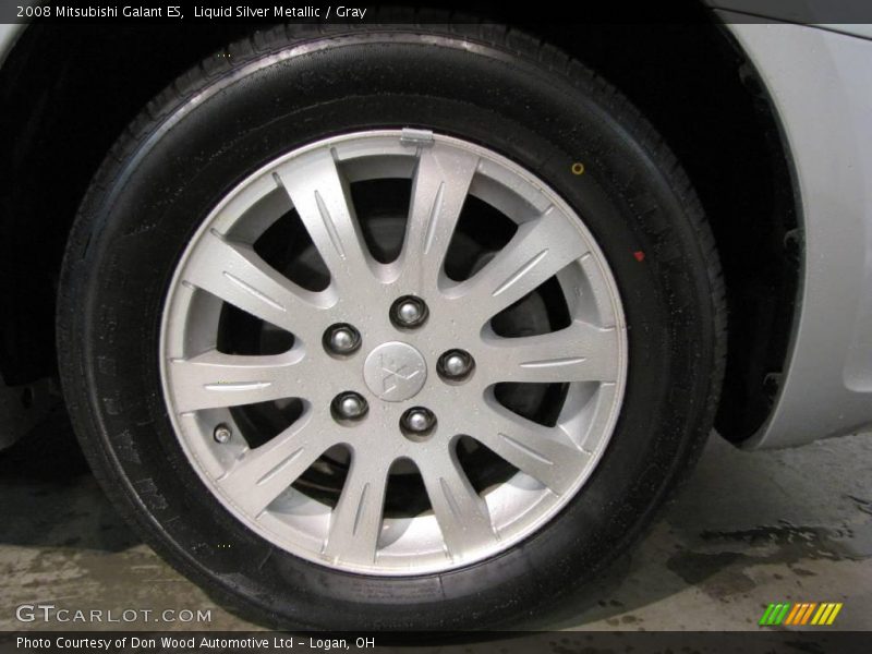 Liquid Silver Metallic / Gray 2008 Mitsubishi Galant ES