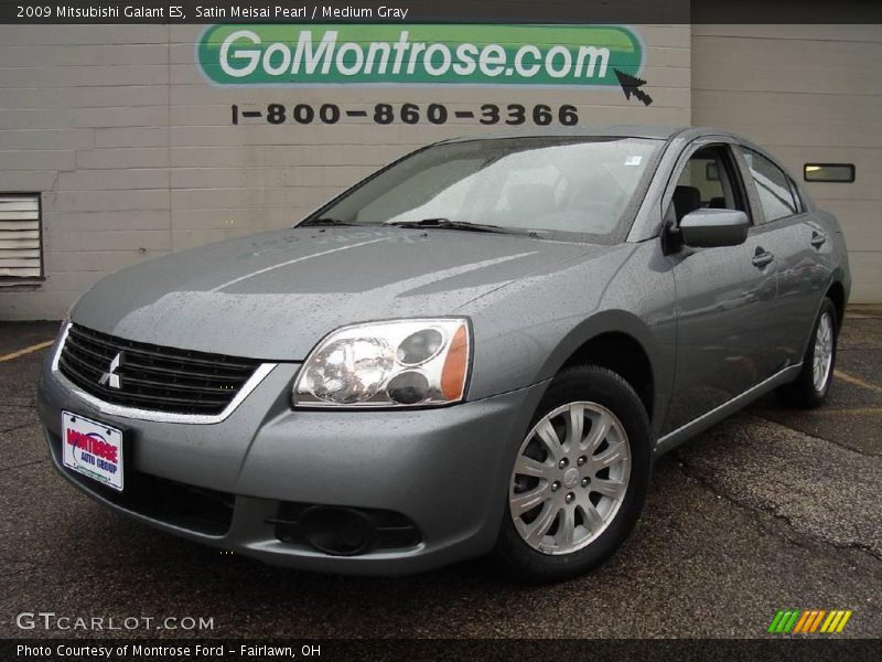 Satin Meisai Pearl / Medium Gray 2009 Mitsubishi Galant ES