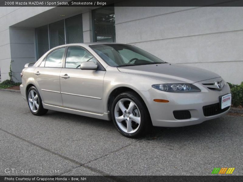 Smokestone / Beige 2008 Mazda MAZDA6 i Sport Sedan