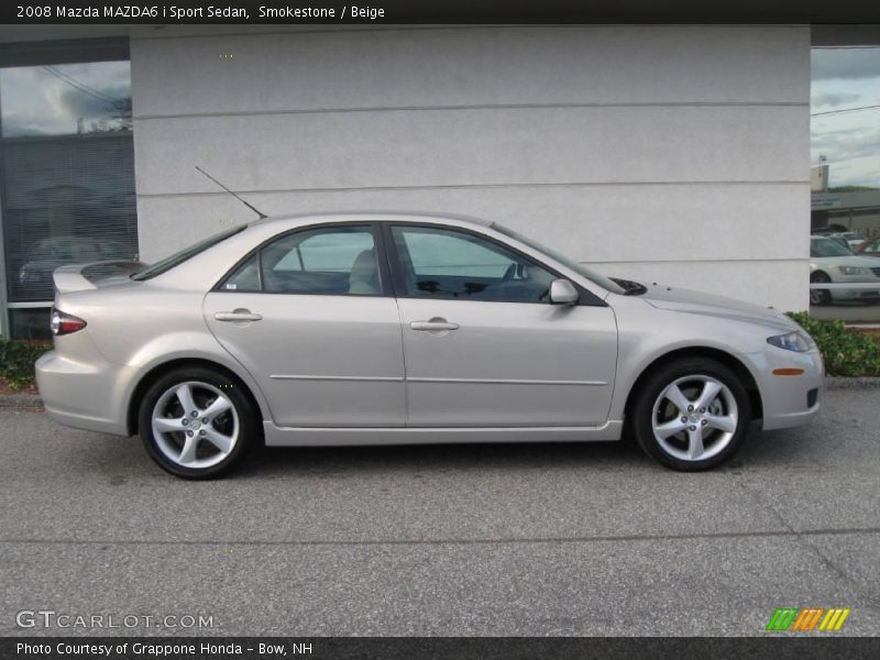 Smokestone / Beige 2008 Mazda MAZDA6 i Sport Sedan