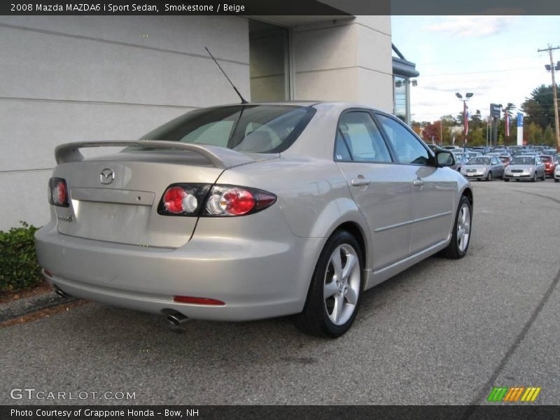 Smokestone / Beige 2008 Mazda MAZDA6 i Sport Sedan