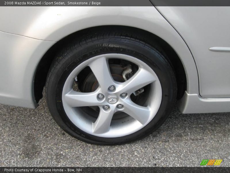 Smokestone / Beige 2008 Mazda MAZDA6 i Sport Sedan