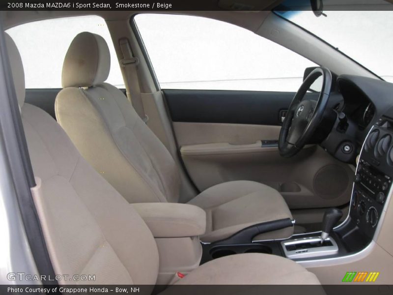 Smokestone / Beige 2008 Mazda MAZDA6 i Sport Sedan