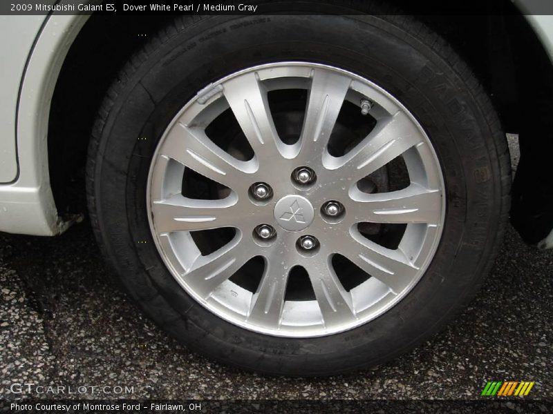 Dover White Pearl / Medium Gray 2009 Mitsubishi Galant ES