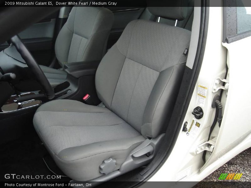 Dover White Pearl / Medium Gray 2009 Mitsubishi Galant ES