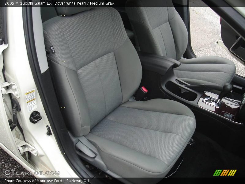 Dover White Pearl / Medium Gray 2009 Mitsubishi Galant ES