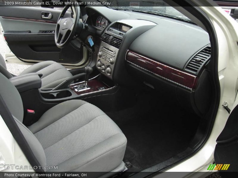 Dover White Pearl / Medium Gray 2009 Mitsubishi Galant ES