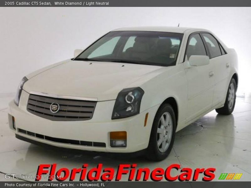 White Diamond / Light Neutral 2005 Cadillac CTS Sedan