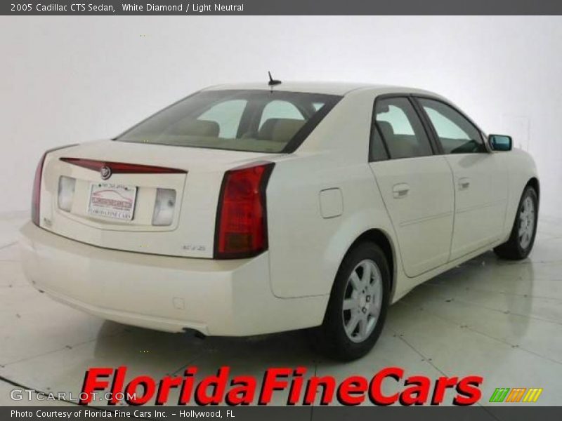 White Diamond / Light Neutral 2005 Cadillac CTS Sedan