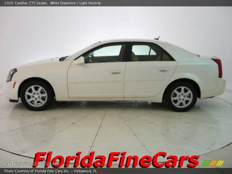 White Diamond / Light Neutral 2005 Cadillac CTS Sedan