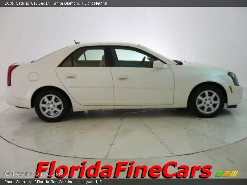 White Diamond / Light Neutral 2005 Cadillac CTS Sedan