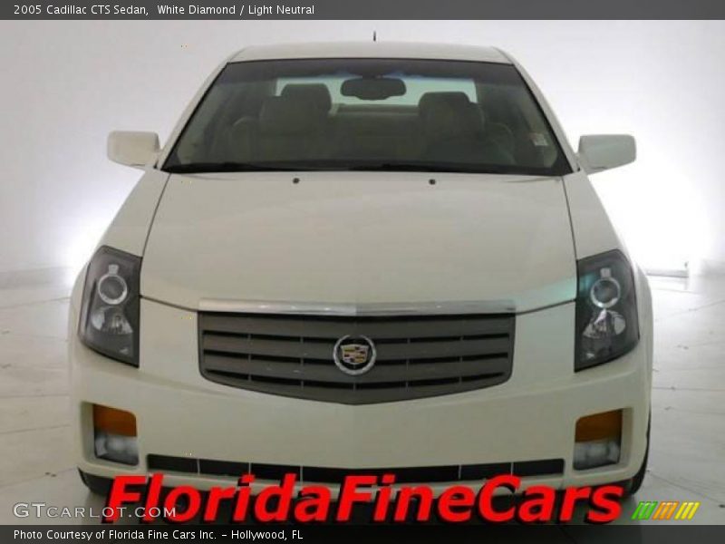 White Diamond / Light Neutral 2005 Cadillac CTS Sedan