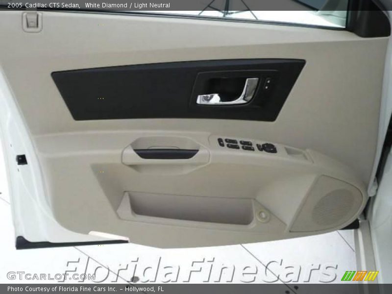 White Diamond / Light Neutral 2005 Cadillac CTS Sedan