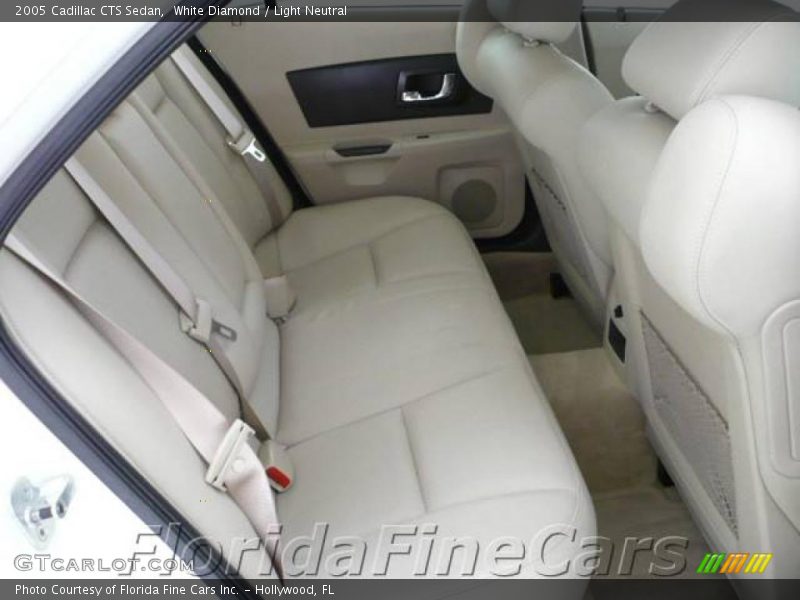 White Diamond / Light Neutral 2005 Cadillac CTS Sedan