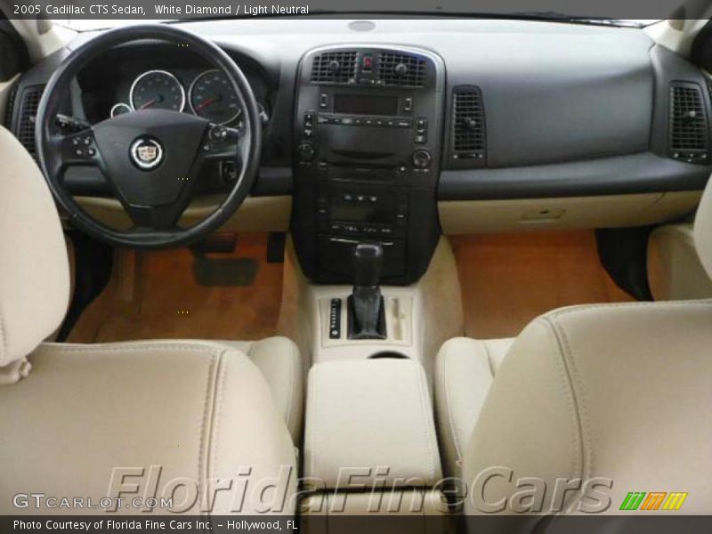 White Diamond / Light Neutral 2005 Cadillac CTS Sedan