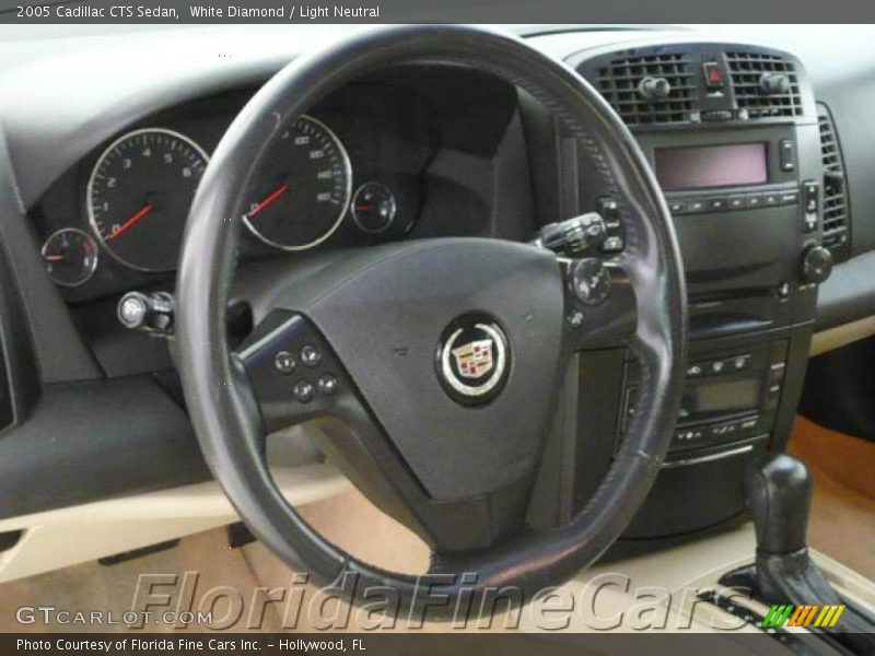 White Diamond / Light Neutral 2005 Cadillac CTS Sedan