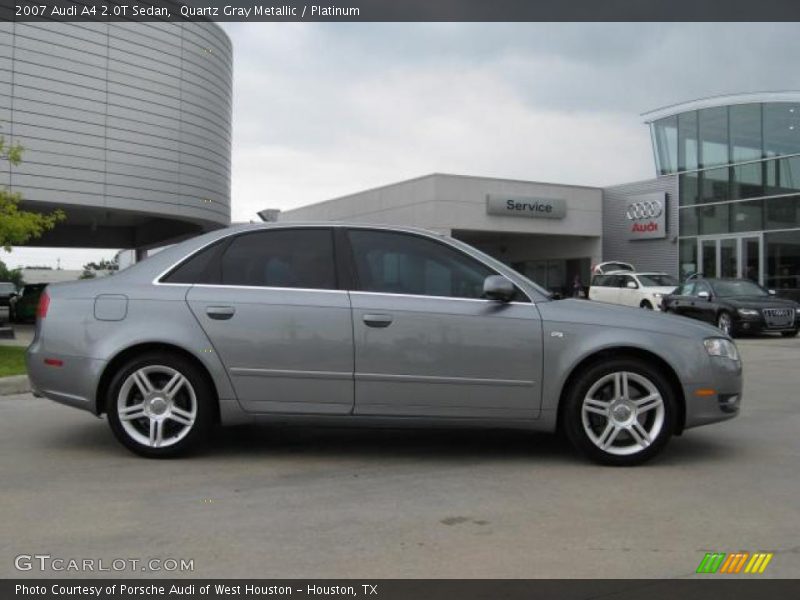 Quartz Gray Metallic / Platinum 2007 Audi A4 2.0T Sedan