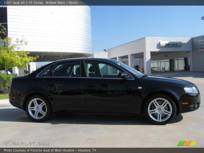 Brilliant Black / Ebony 2007 Audi A4 2.0T Sedan