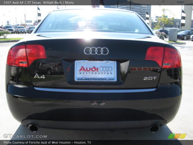 Brilliant Black / Ebony 2007 Audi A4 2.0T Sedan