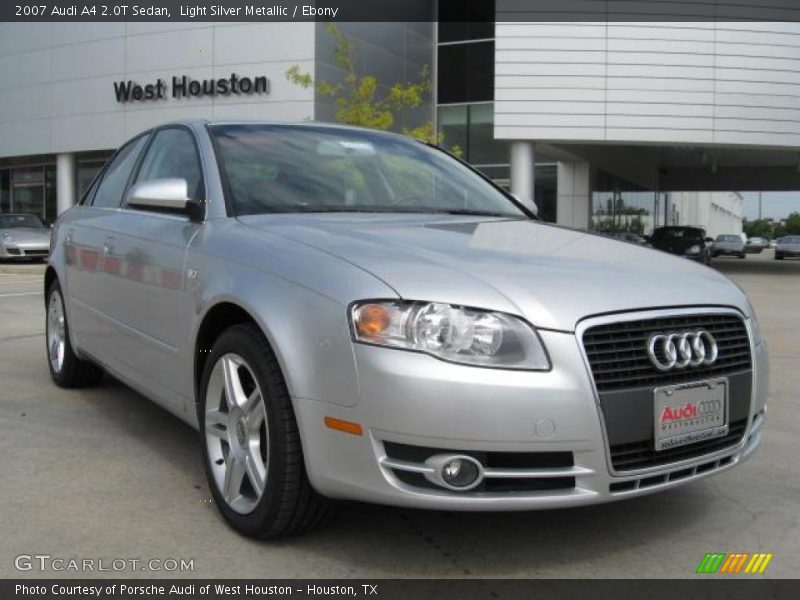 Light Silver Metallic / Ebony 2007 Audi A4 2.0T Sedan