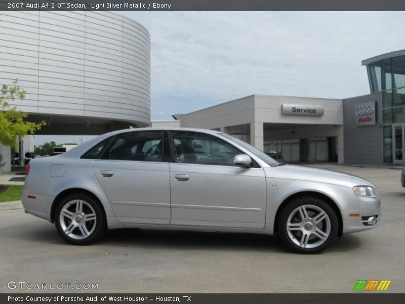Light Silver Metallic / Ebony 2007 Audi A4 2.0T Sedan