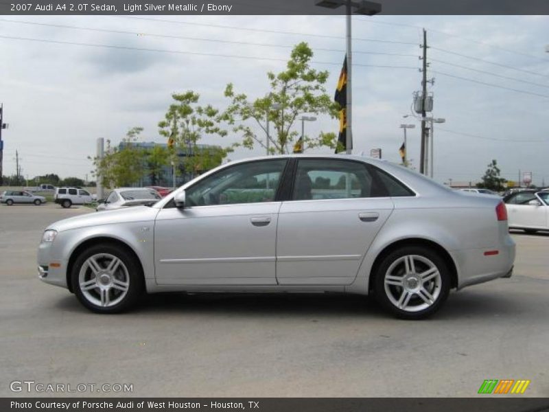 Light Silver Metallic / Ebony 2007 Audi A4 2.0T Sedan