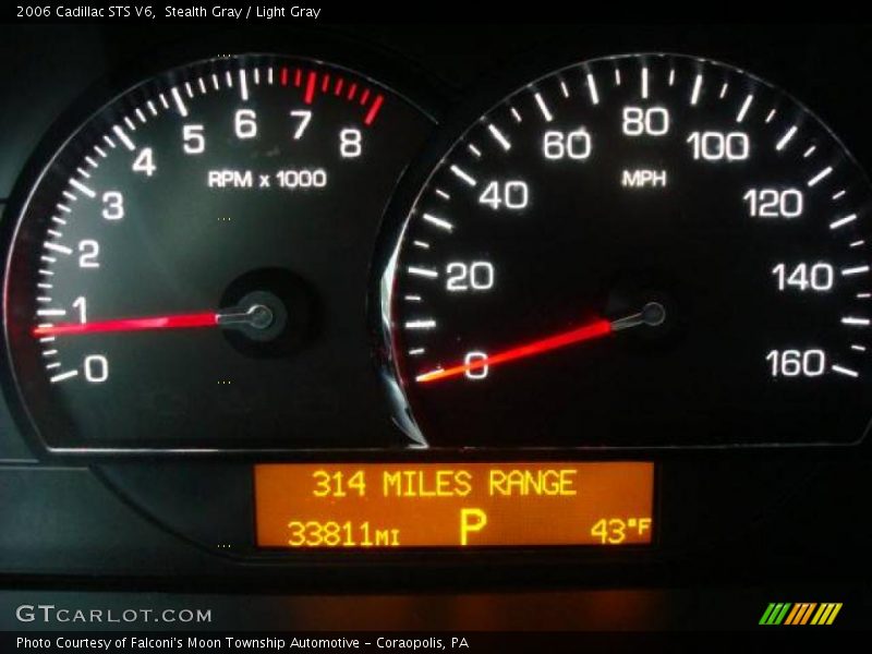 Stealth Gray / Light Gray 2006 Cadillac STS V6