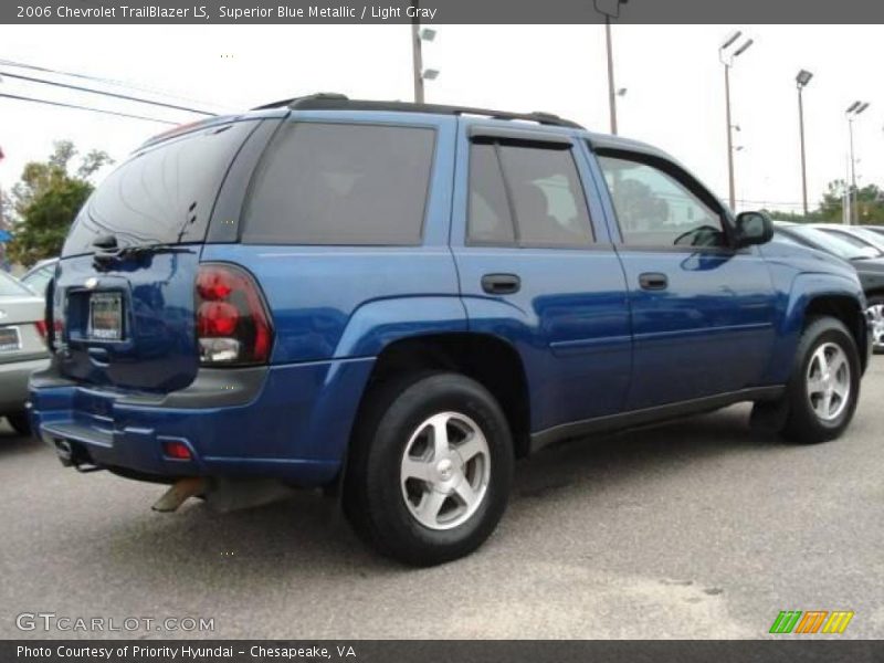 Superior Blue Metallic / Light Gray 2006 Chevrolet TrailBlazer LS