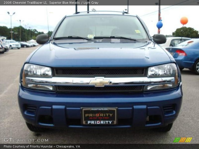 Superior Blue Metallic / Light Gray 2006 Chevrolet TrailBlazer LS