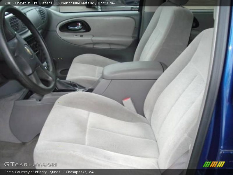 Superior Blue Metallic / Light Gray 2006 Chevrolet TrailBlazer LS