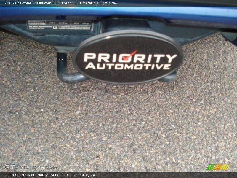 Superior Blue Metallic / Light Gray 2006 Chevrolet TrailBlazer LS