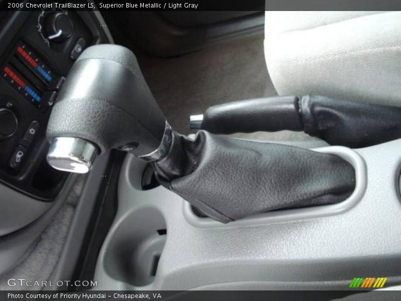 Superior Blue Metallic / Light Gray 2006 Chevrolet TrailBlazer LS