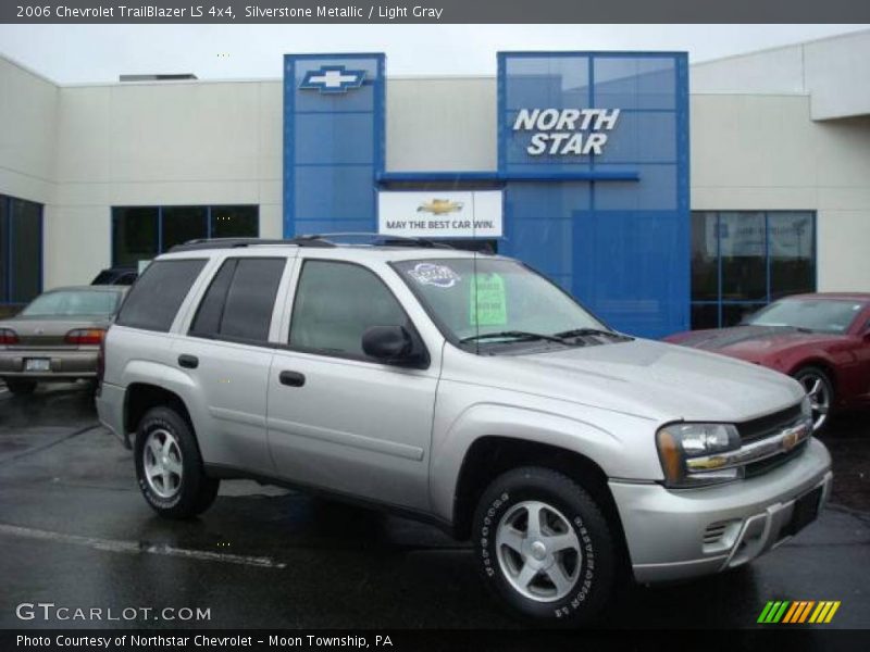 Silverstone Metallic / Light Gray 2006 Chevrolet TrailBlazer LS 4x4
