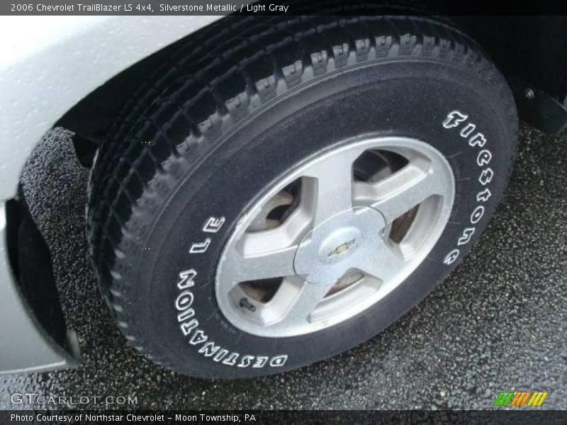 Silverstone Metallic / Light Gray 2006 Chevrolet TrailBlazer LS 4x4