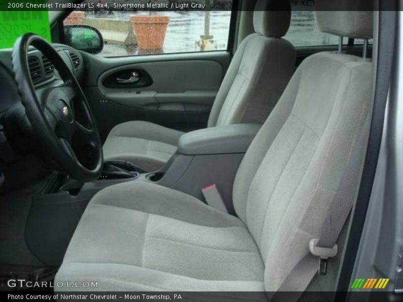Silverstone Metallic / Light Gray 2006 Chevrolet TrailBlazer LS 4x4